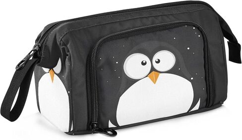 Big Capacity Pencil Case, Cute Penguin Pen Bag Pouch Holder Stationery Bag School College Office Organizer for Teen Adults Student in Saudi Arabia