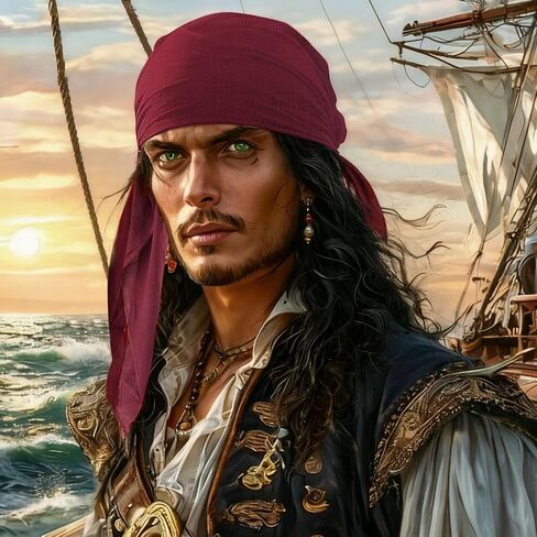 Canitor Halloween Pirate Costume Accessories for Women and Men in Saudi Arabia