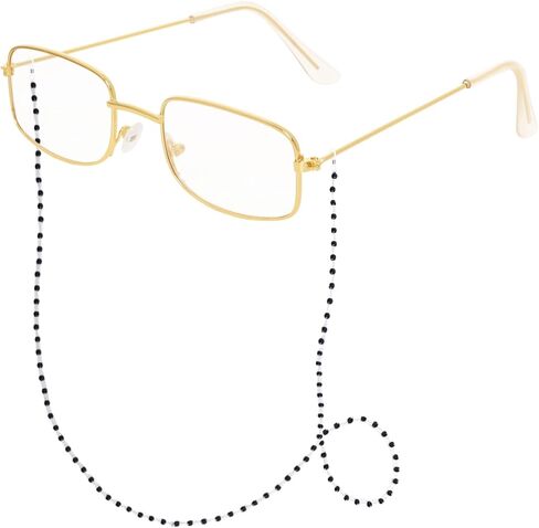 Gvhntk Old Lady Costume Grandma Cosplay Set Old Lady Glasses With Chain Pearl Bead Necklace Women Granny Grandma Accessories in Kuwait