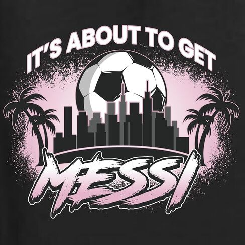 Its About to Get Miami Style Soccer Fan Goat Sports Ladies Racerback Tank Top in Kuwait