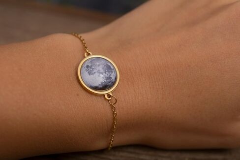 Personalized Moon Phase Bracelet, Custom Moon Phase By Date Bracelet, Custom Birth Moon Phase Jewelry, Personalized Gift For Her, Customized Birthday Gift For Women, Gift for Mom in Saudi Arabia
