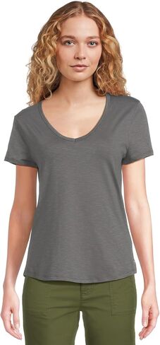 Toad&Co Marley Short Sleeve V Tee in Kuwait
