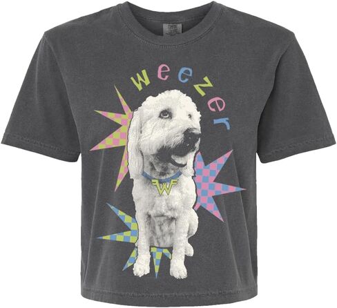 Weezer Womens Weezer Margo Boxy Crop Tee in Kuwait