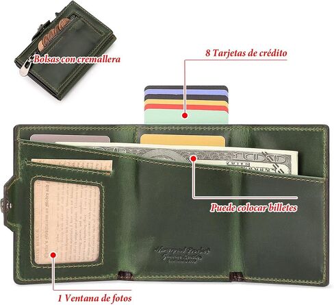 Wallet for Women,with Money Clip 10 Cards Metal Case Smart Slim Pop Up Credit Card Holder Flip with Magnetic Closure RFID Blocking wallet Zipper coin bag in Kuwait