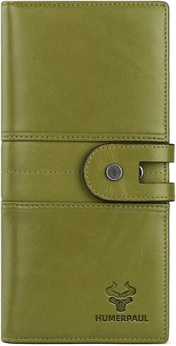 Fashionable lady's genuine leather wallet, RFID anti-theft card-swiping three-sided folding wallet, featuring a photo window and multi-slot design, with large capacity for banknotes compartments in Kuwait