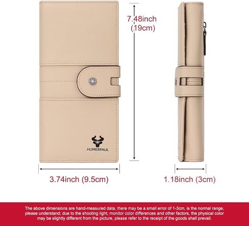 Fashionable lady's genuine leather wallet, RFID anti-theft card-swiping three-sided folding wallet, featuring a photo window and multi-slot design, with large capacity for banknotes compartments in Kuwait