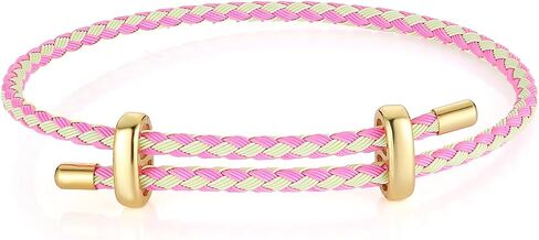 Adjustable Steel Wire Bracelet With Titanium Buckle For Valentine'S Day Lucky Jewelry, A Fashionable Gift For Men, Women, Couples, And Friends in Kuwait
