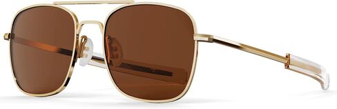 Military Aviator Sunglasses for Men - Polarized Classic Pilot Sunglasses with Metal Frame Bayonet Temple, 58mm in Saudi Arabia