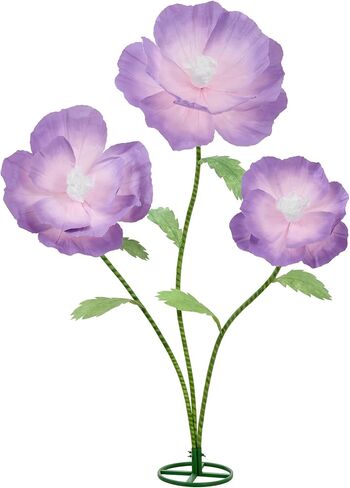 5.6 Ft Giant Paper Flowers with Stand 3Pcs Large Artificial Flower for Wedding Decor Party Decorations, Flower Wall Backdrop,Peachy Pink in Kuwait
