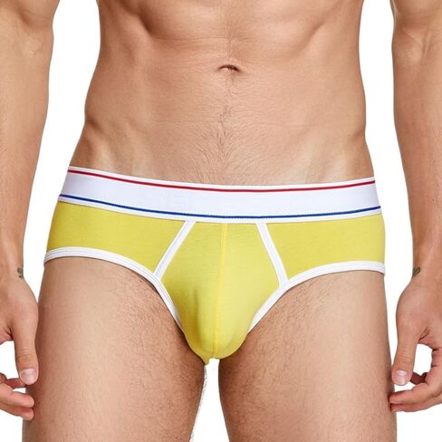 Men's Cotton Briefs Breatheable and Low Waist Brief Underpanties in Saudi Arabia
