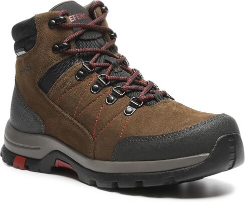 Men’s 6 Inch Waterproof Work Boots, Soft Toe Industrial Construction Boots with Slip Resistant Rubber Sole, Coolmax Lining, Durable Leather Upper for Outdoor, Hiking & Jobsite D61201A-D61201B in Saudi Arabia