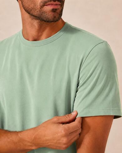 Liberty Pro 5 Pack Men's T-Shirts, Cotton Blend Crew Neck Lightweight & Soft Tees, Moisture Wicking Every Day Casual Wear in Saudi Arabia