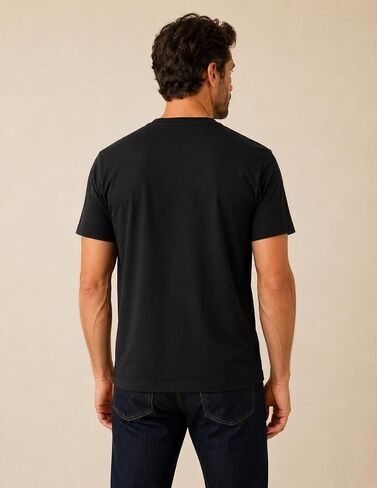 Liberty Pro 5 Pack Men's T-Shirts, Cotton Blend Crew Neck Lightweight & Soft Tees, Moisture Wicking Every Day Casual Wear in Saudi Arabia