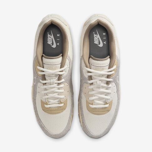 Nike Air Max 90 Premium Men's Shoes (Muslin/Pale Ivory/College Grey/Sail) Size 9 in Kuwait