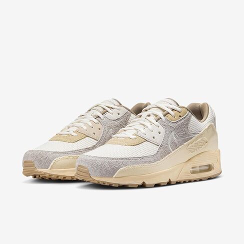 Nike Air Max 90 Premium Men's Shoes (Muslin/Pale Ivory/College Grey/Sail) Size 9 in Kuwait