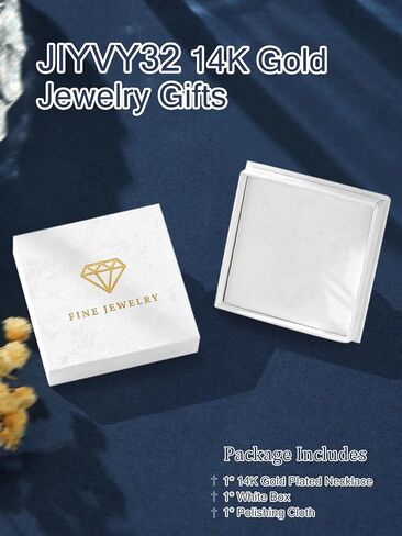 Initial Letter Pendant Necklace for Men Women, 14K/18K Gold Square Monogram Alphabet Pendant Jewelry from A-Z with Figaro Chain, Gifts for Women Men in Saudi Arabia