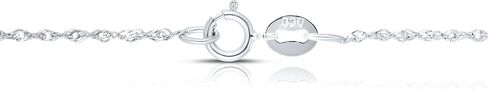 14K Solid White Gold Genuine Tahitian Pearl 10mm Pendant Necklace in Kuwait