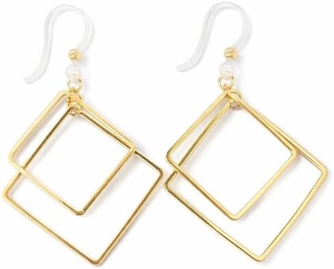 Plastic Post Womens Hypoallergenic Non-Allergenic Drop Plastic Earrings Hooks Posts Nickel Free Dangle Earrings for Sensitive Ears Lightweight Everyday Earrings in Saudi Arabia