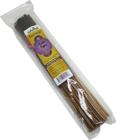 Madina Rain - Type Scented Fragrance Incense Stick Bundle [85 Sticks Per Pack - Brown - 11"] - ID#146016 in Kuwait