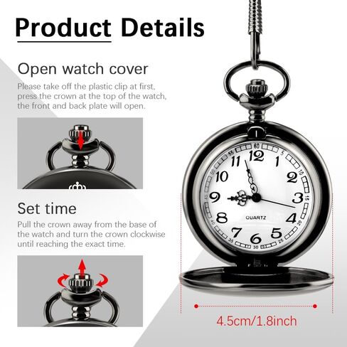 Engraved Pocket Watch for Men Borther Gifts for Graduation Fathers Day Birthday Xmas Valentines Day Gifts for Brother in Saudi Arabia