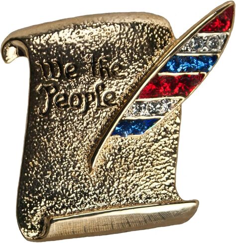 American Constitution Pin in Kuwait