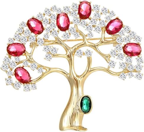 Crystals Brooches for Women, Elegant Sparkling Rhinestone Brooch Pin for Blazer Jacket Dress Coat, Gift for Mothers Day in Saudi Arabia