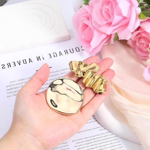 2Pcs Irregular Geometric Brooch Lapel Shawl Pin Gold Brooch Pins Vintage Fashion Weddings Suit Dress Clothing Accessorie Jewelry for Women Men in Saudi Arabia