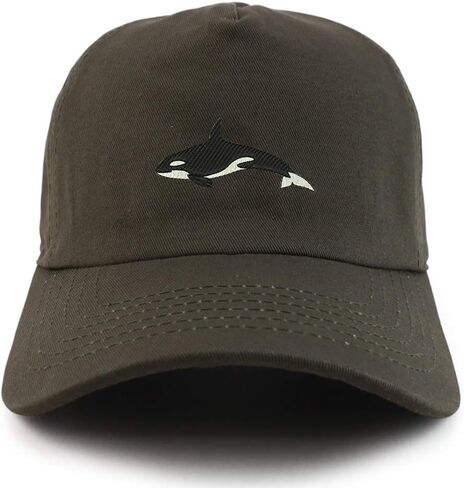 Trendy Apparel Shop Orca Killer Whale Unstructured 5 Panel Dad Baseball Cap in Kuwait