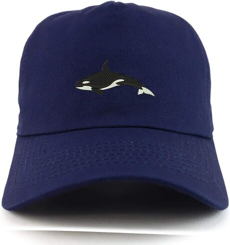 Trendy Apparel Shop Orca Killer Whale Unstructured 5 Panel Dad Baseball Cap in Kuwait