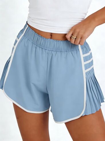شورت نسائي رياضي كاجوال ناعم وقابل للتمدد في الصيف للتمرين in Kuwait