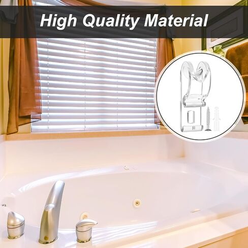 100 Sets Roller Shade Clear Safety Chain and Cord Guide Curtain P Clip Blind Cord Holder Fixation Hook Bead Chain Tension Device with Screws for Roller Vertical and Roman Shades in Saudi Arabia