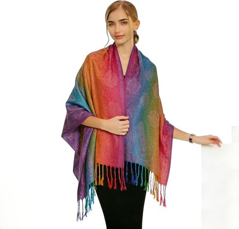 Rave Scarf for Women - Soft Shawl Wraps in Vibrant Colors, Lightweight Fashion Scarves for Year-round Use in Kuwait