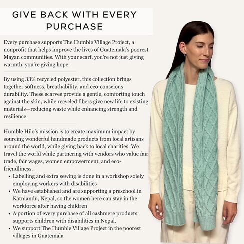 Cable Knit Scarf, Humble Hilo in Saudi Arabia