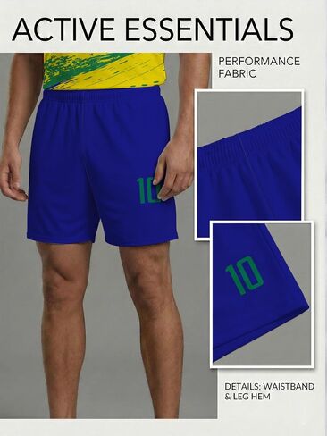 Brazil Soccer Jersey Set Mens Yellow Football Kit 2-Piece Training Uniform S-3XL 2026 Fan Gear in Kuwait