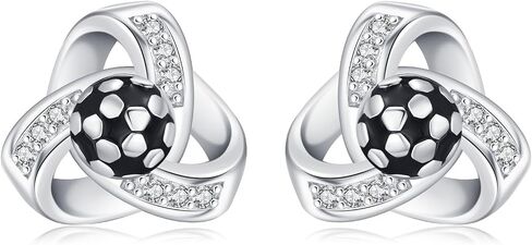Baseball/Softball/Soccer/Pickleball Earrings 925 Sterling Silver Sport Stud Earrings Sport Jewelry Gifts for Women Lover Player in Saudi Arabia