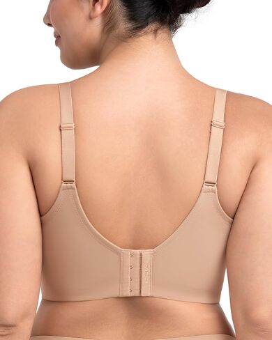 HSIA Bras for Women Minimizer Full Coverage Seamless Plus Size Longline Unlined Underwire Back Smoothing Bra, Light Beige 36DDD in Saudi Arabia