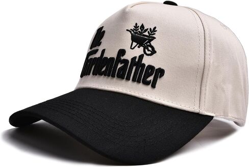 هدايا البستنة للرجال، قبعة البستنة للرجال البستانيين، قبعة بيسبول قطنية مطرزة وقابلة للتعديل باللون البيج in Kuwait