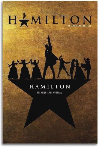 VSXLEOZ Vintage Hamilton Poster Hamilton Role Character Convergence American Musicals Wall Art Aesthetic Decorative Painting Living Roomstyle 16x24inch(40x60cm) in Saudi Arabia