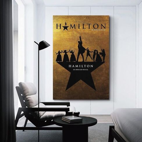 VSXLEOZ Vintage Hamilton Poster Hamilton Role Character Convergence American Musicals Wall Art Aesthetic Decorative Painting Living Roomstyle 16x24inch(40x60cm) in Saudi Arabia