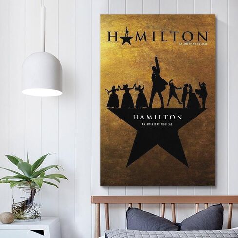 VSXLEOZ Vintage Hamilton Poster Hamilton Role Character Convergence American Musicals Wall Art Aesthetic Decorative Painting Living Roomstyle 16x24inch(40x60cm) in Saudi Arabia