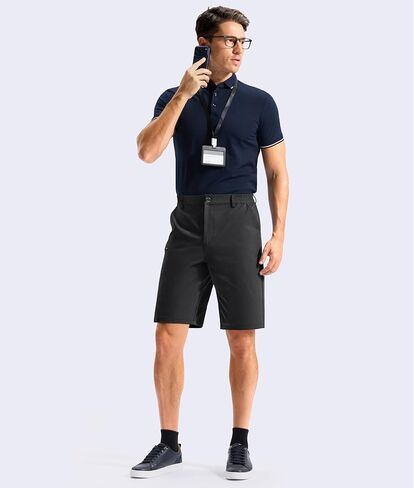 Soothfeel Men's Casual Shorts with 5 Pockets 7"/ 9" Golf Shorts Stretch Quick Dry Lightweight Work Dress Hiking Shorts in Kuwait
