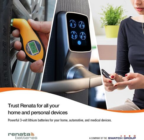 Renata CR2325 Batteries - 3V Lithium Coin Cell 2325 Battery (4 Count) in Saudi Arabia