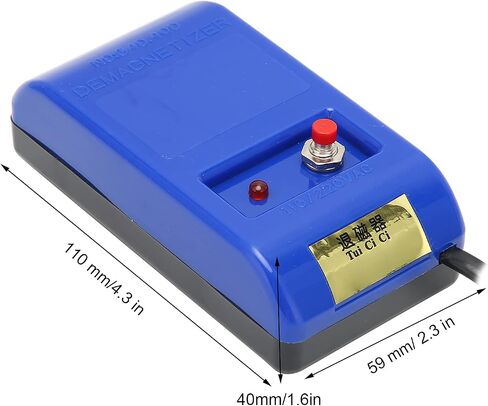 Watch Demagnetizer Tool, 110V Degausser, Professional Degaussing Demagnetizer Tool, Plastic Degausser Watch Repair Tools for Watches Demagnetization, 4.3x2.3x1.6in, 1Pcs in Saudi Arabia