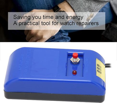 Watch Demagnetizer Tool, 110V Degausser, Professional Degaussing Demagnetizer Tool, Plastic Degausser Watch Repair Tools for Watches Demagnetization, 4.3x2.3x1.6in, 1Pcs in Saudi Arabia
