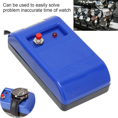 Watch Demagnetizer Tool, 110V Degausser, Professional Degaussing Demagnetizer Tool, Plastic Degausser Watch Repair Tools for Watches Demagnetization, 4.3x2.3x1.6in, 1Pcs in Saudi Arabia