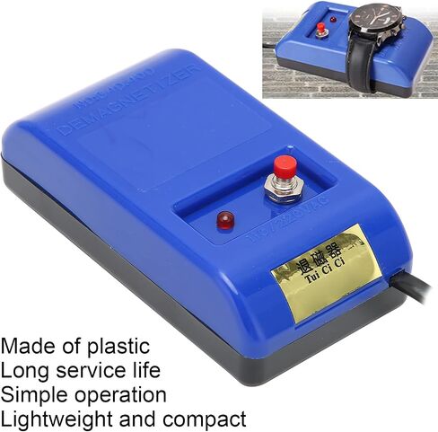 Watch Demagnetizer Tool, 110V Degausser, Professional Degaussing Demagnetizer Tool, Plastic Degausser Watch Repair Tools for Watches Demagnetization, 4.3x2.3x1.6in, 1Pcs in Saudi Arabia