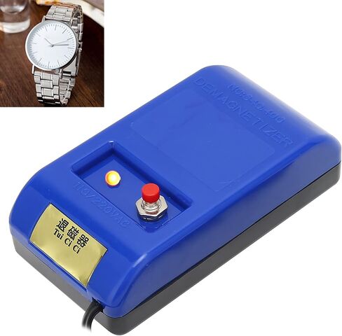 Watch Demagnetizer Tool, 110V Degausser, Professional Degaussing Demagnetizer Tool, Plastic Degausser Watch Repair Tools for Watches Demagnetization, 4.3x2.3x1.6in, 1Pcs in Saudi Arabia
