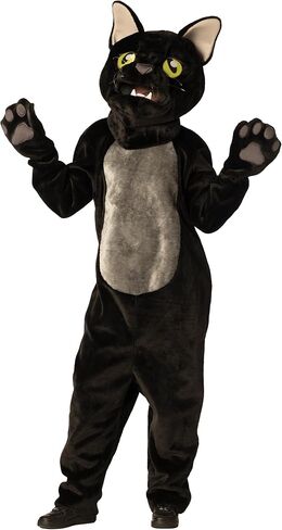Black Cat Costume with Mask Head and Paws Kit Halloween Costume, Women and Men, Adult One Size in Saudi Arabia