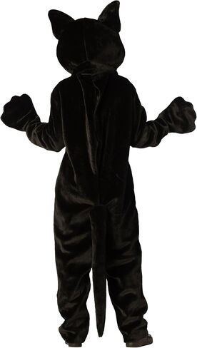 Black Cat Costume with Mask Head and Paws Kit Halloween Costume, Women and Men, Adult One Size in Saudi Arabia
