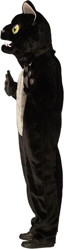 Black Cat Costume with Mask Head and Paws Kit Halloween Costume, Women and Men, Adult One Size in Saudi Arabia